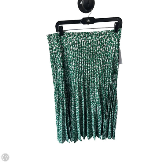Skirt Maxi By Max Studio In Green & White, Size: 12