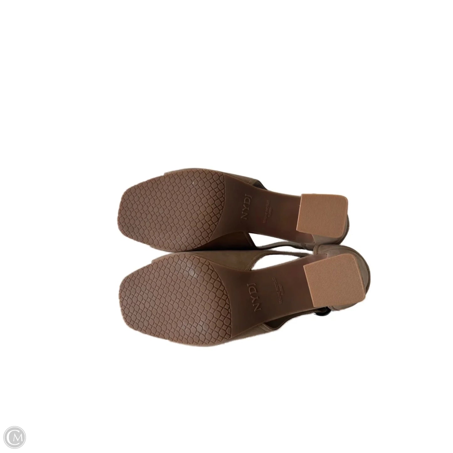 Sandals Heels Block By Not Your Daughters Jeans In Tan, Size: 11