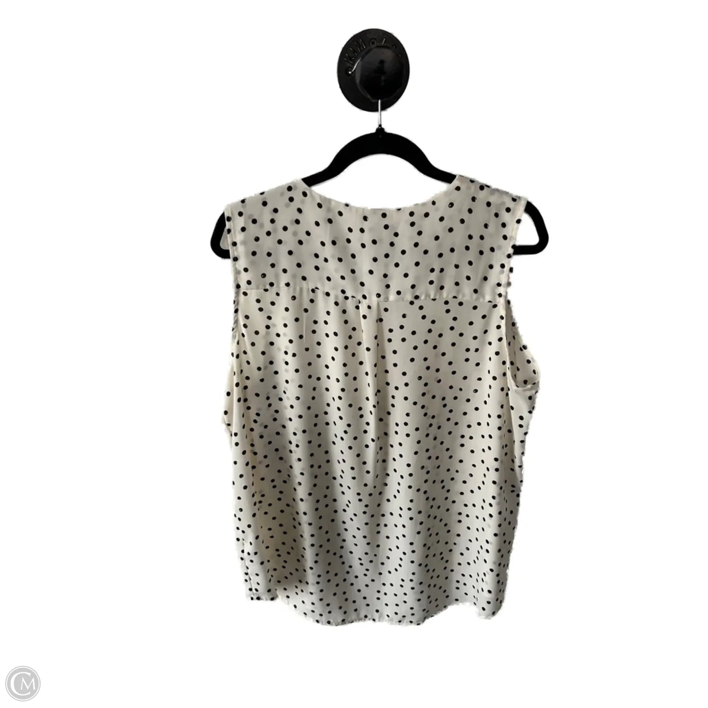 Top Sleeveless By Maurices In Black & Cream, Size: Xxl