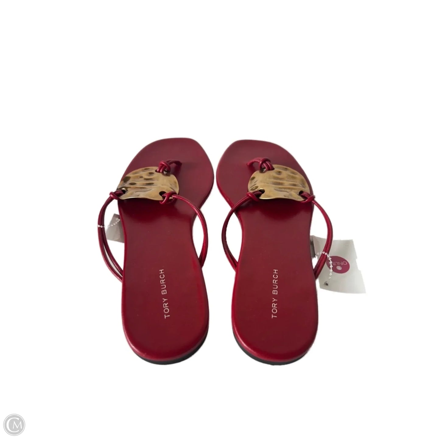 Sandals Designer By Tory Burch In Red, Size: 8