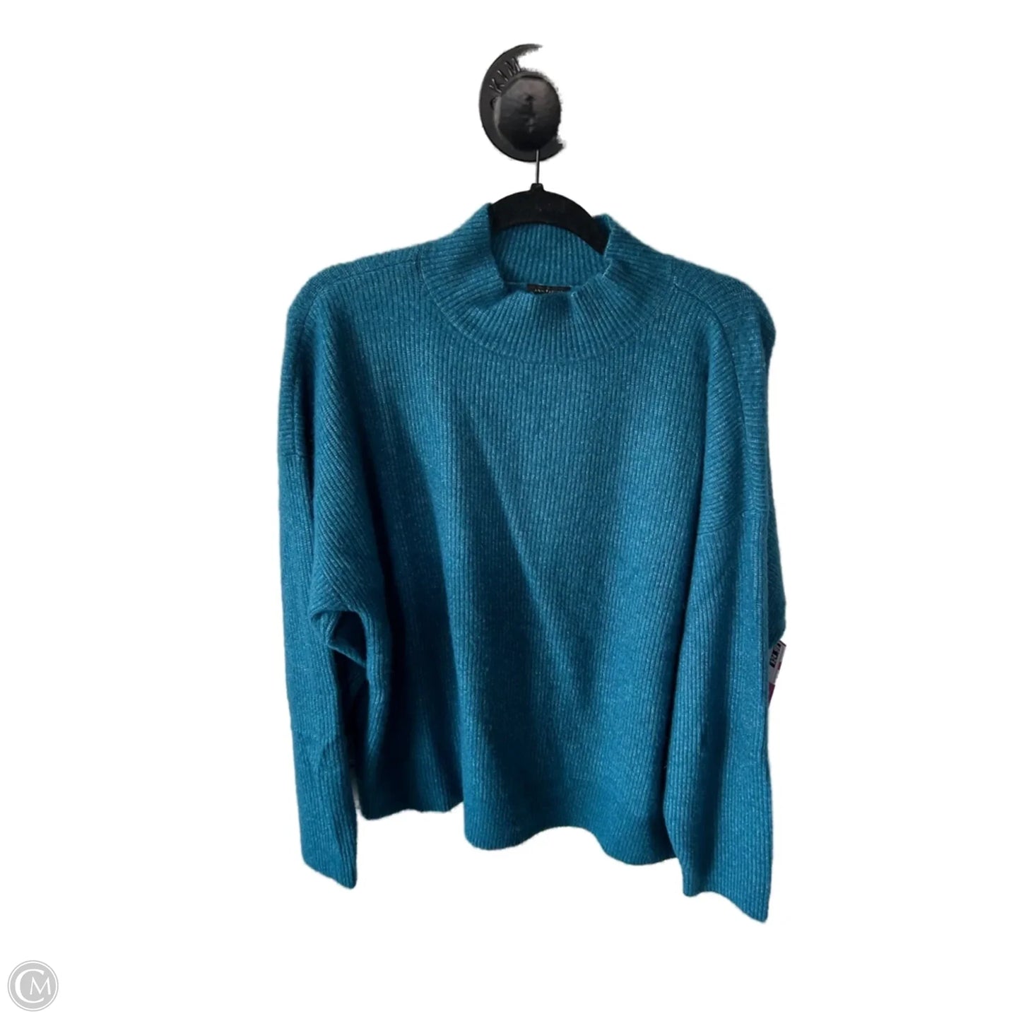 Sweater By Ann Taylor In Blue, Size: Xl