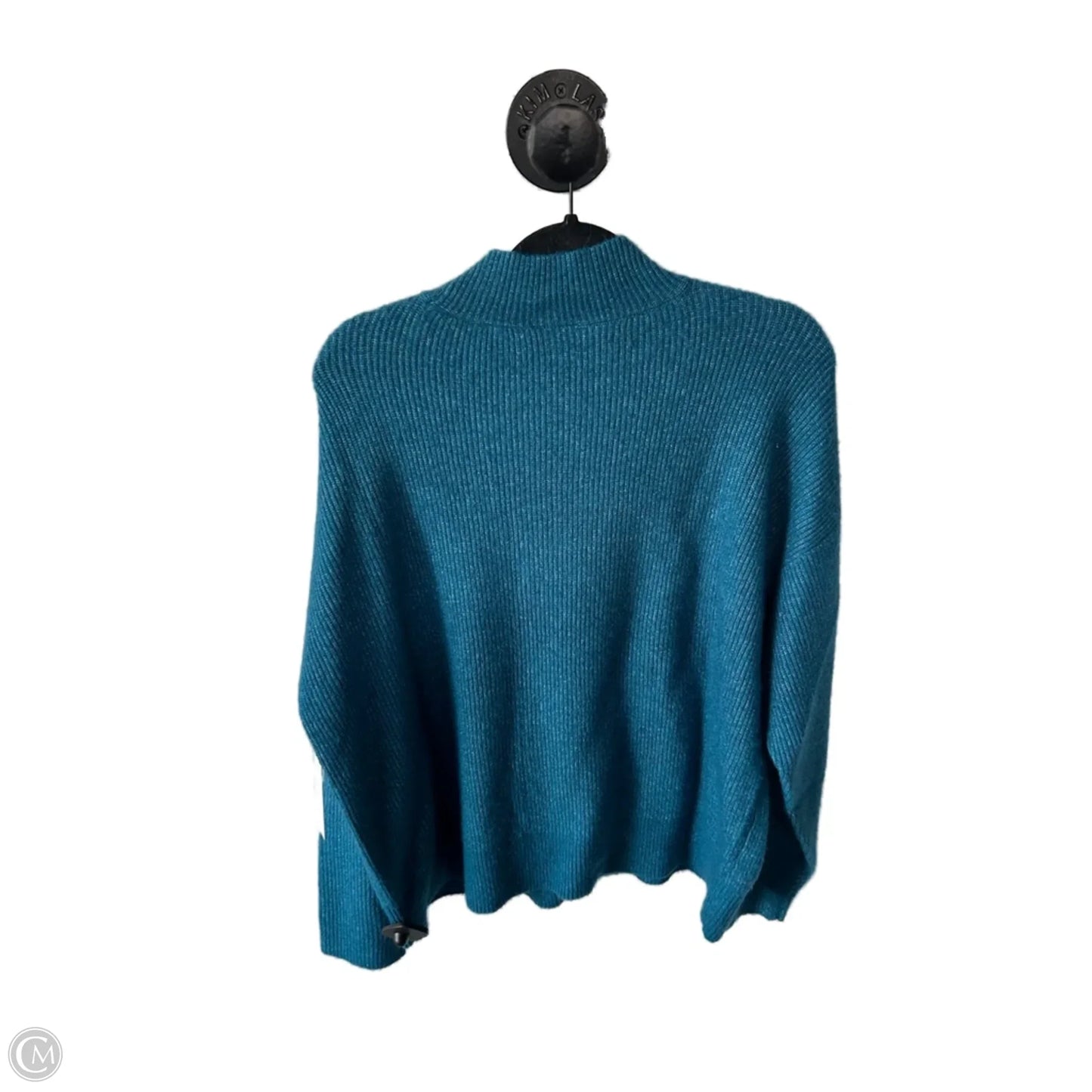 Sweater By Ann Taylor In Blue, Size: Xl