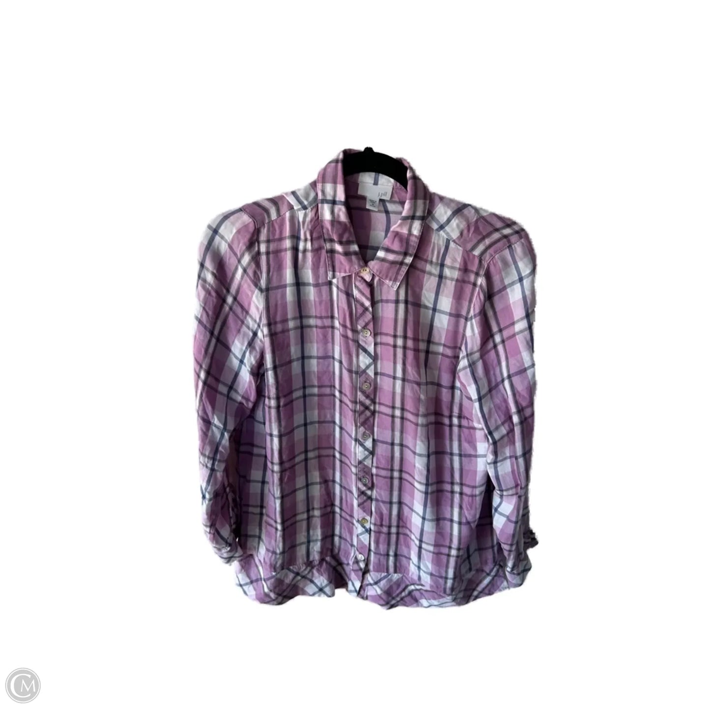 Top Long Sleeve By J. Jill In Purple, Size: Mp