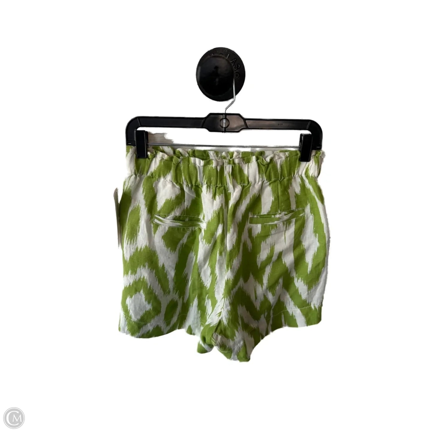 Shorts By Anthropologie In Green & White, Size: 0