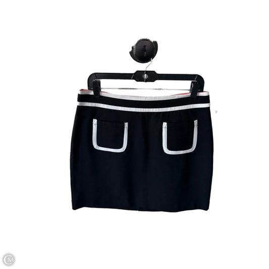 Skirt Mini & Short By Banana Republic In Black & White, Size: 8