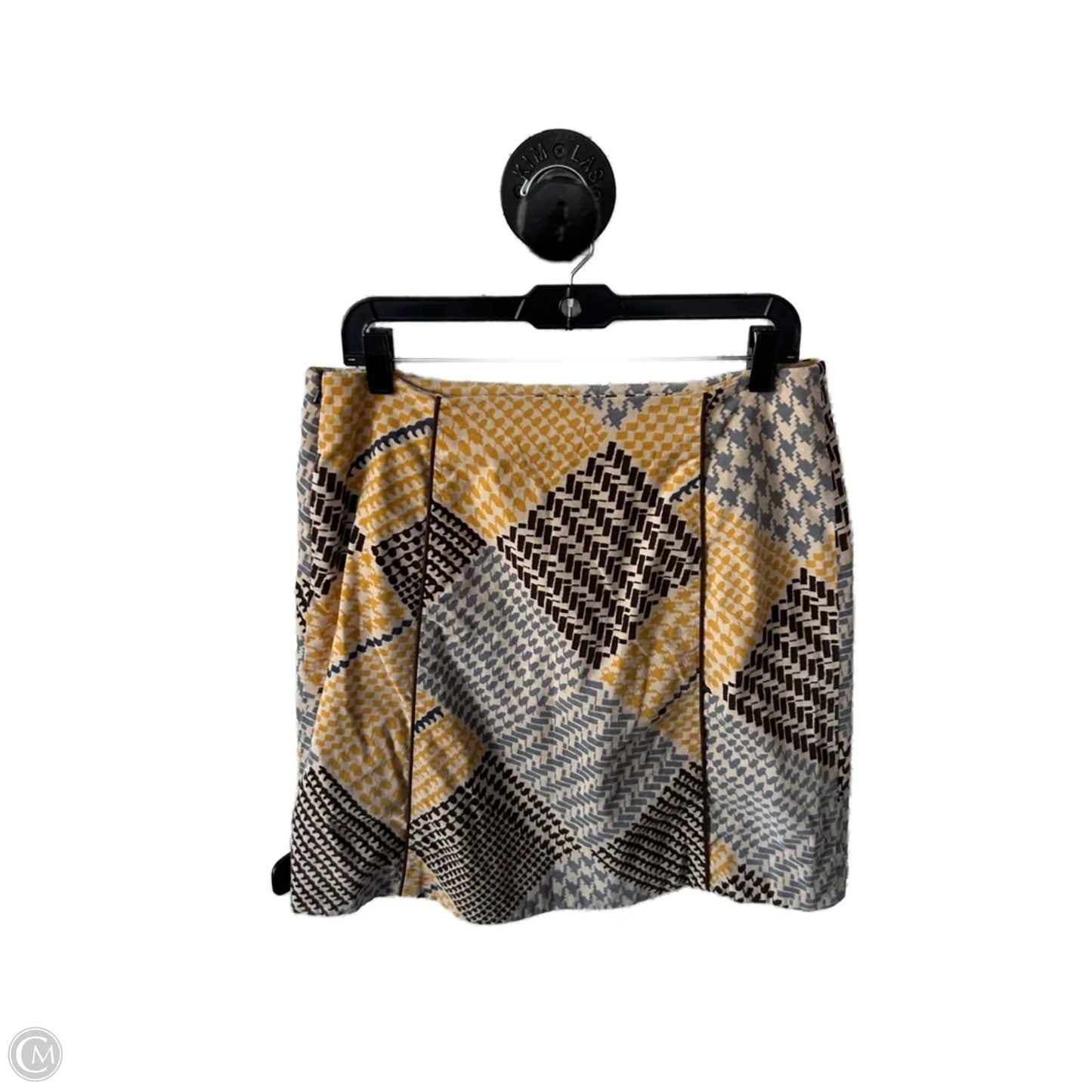 Skirt Mini & Short By Maeve In Brown & Yellow, Size: 10