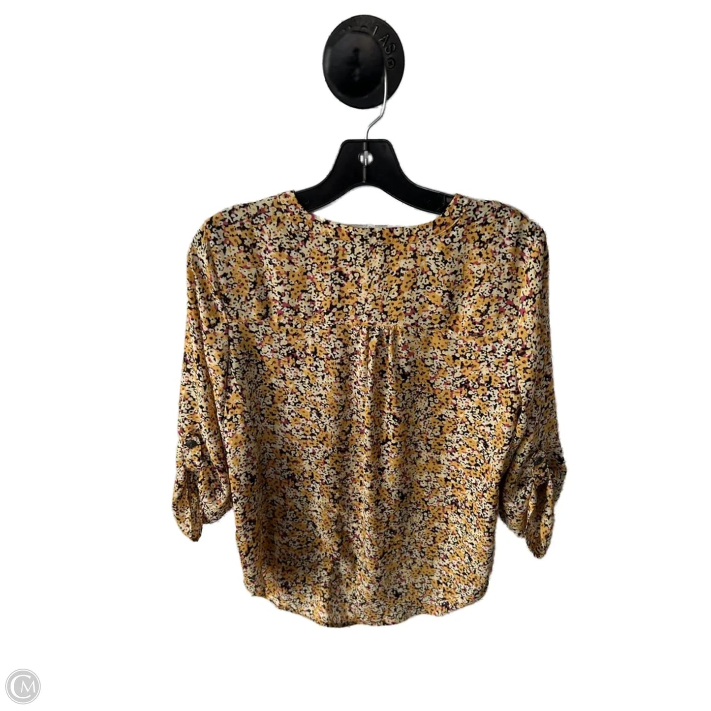 Top 3/4 Sleeve By Maurices In Yellow, Size: Xs