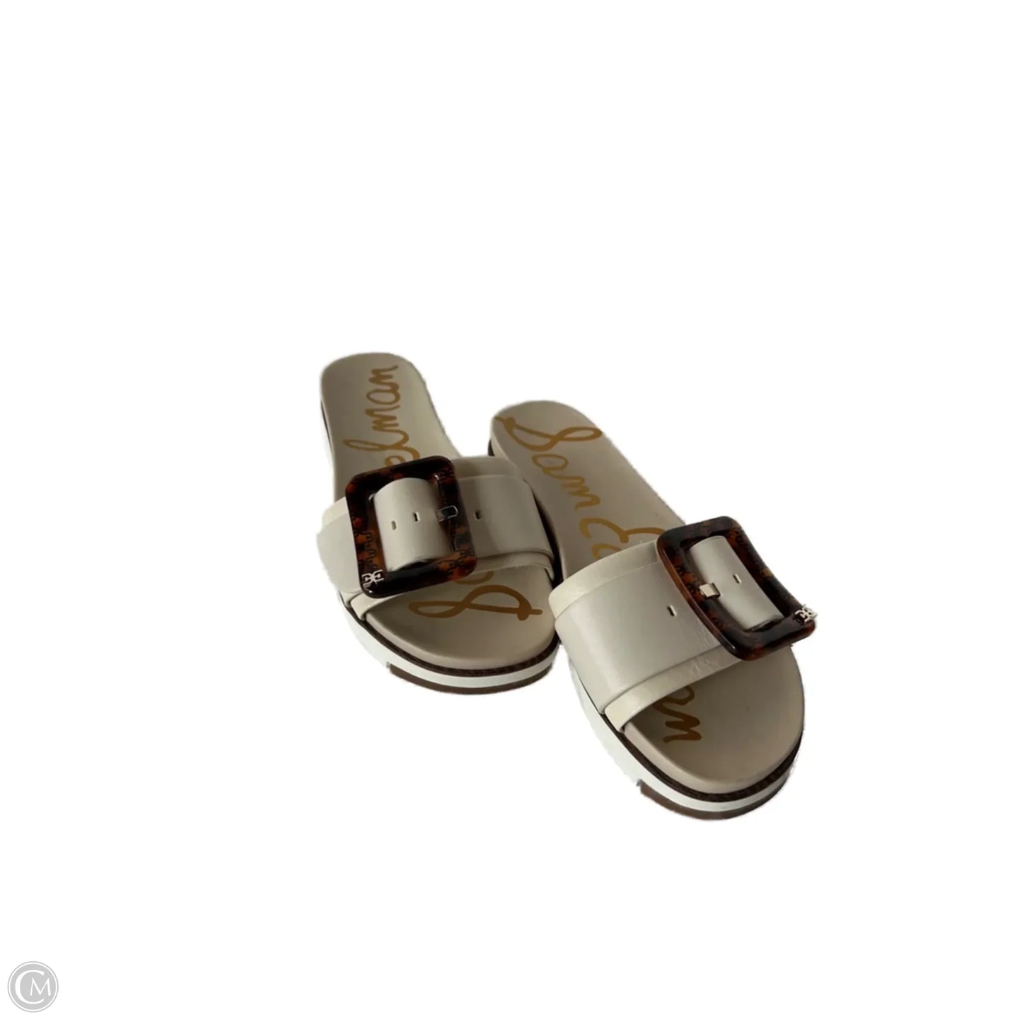 Sandals Flats By Sam Edelman In Tan, Size: 5.5
