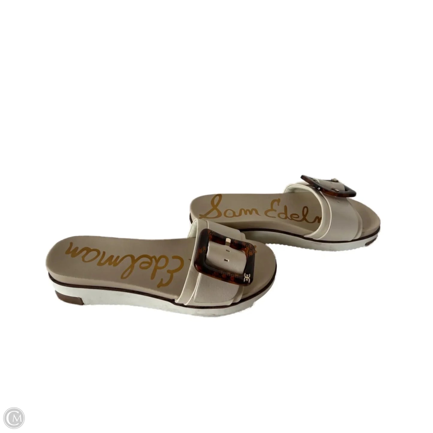 Sandals Flats By Sam Edelman In Tan, Size: 5.5