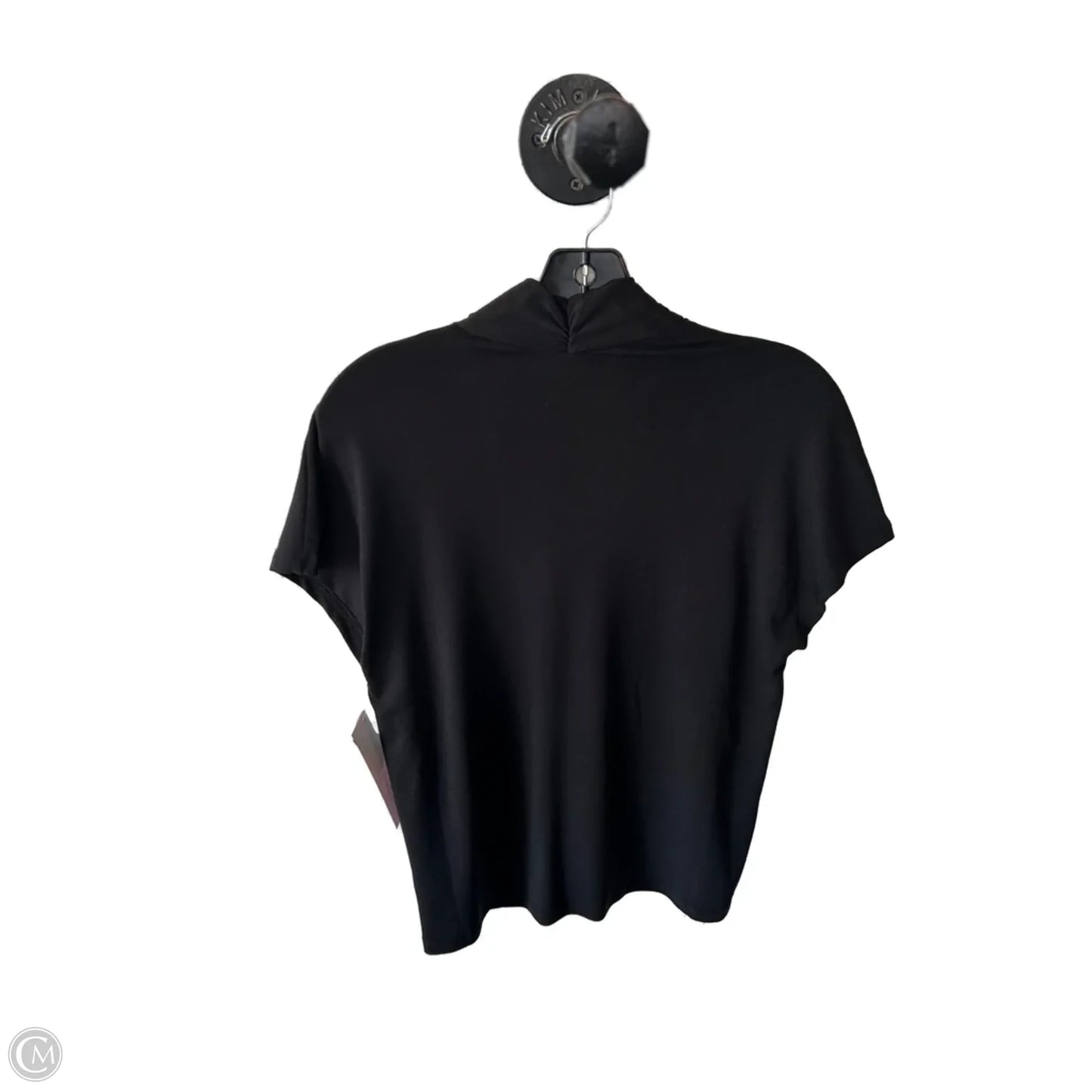 Top Short Sleeve By H&m In Black, Size: S