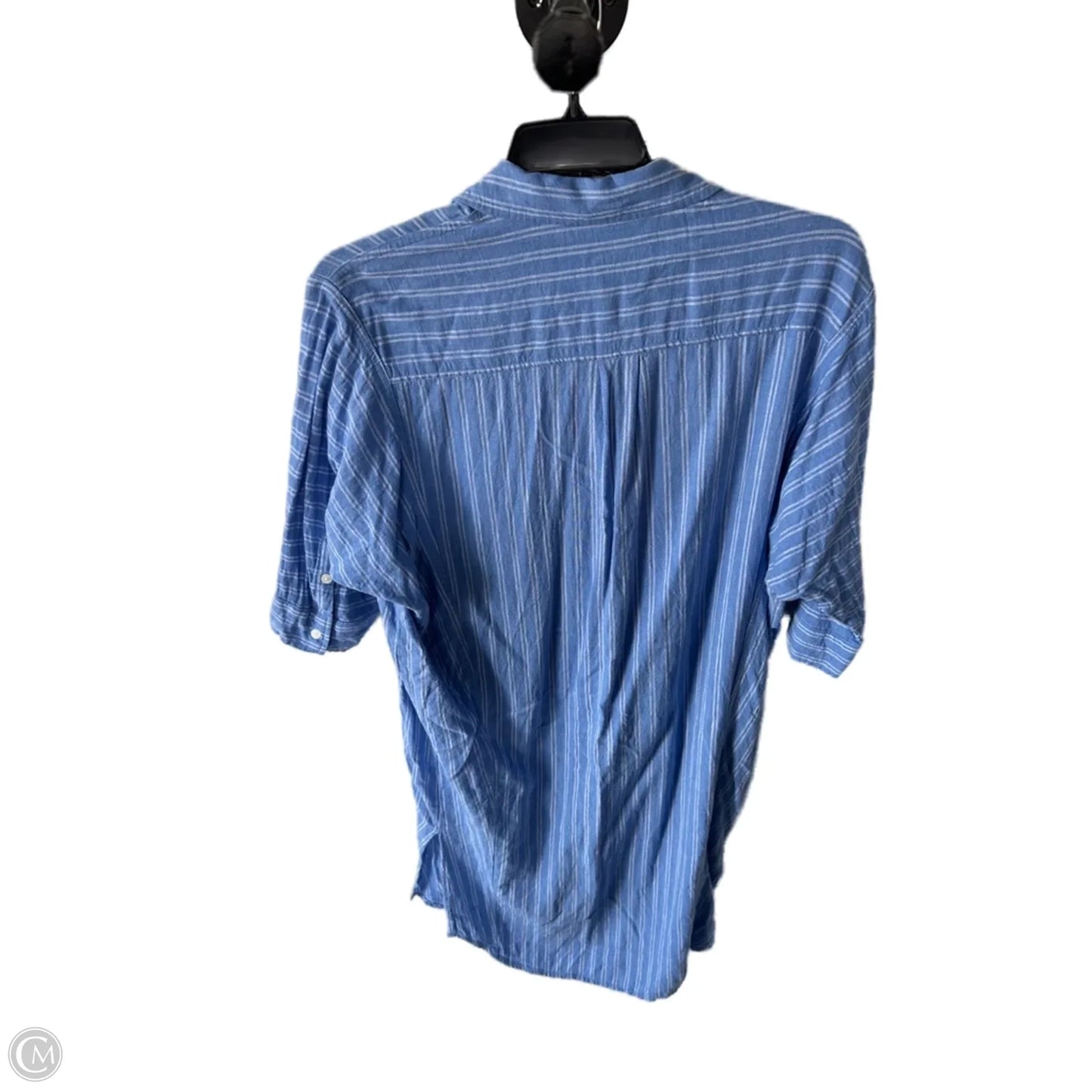 Dress Casual Midi By Universal Thread In Blue & White, Size: S