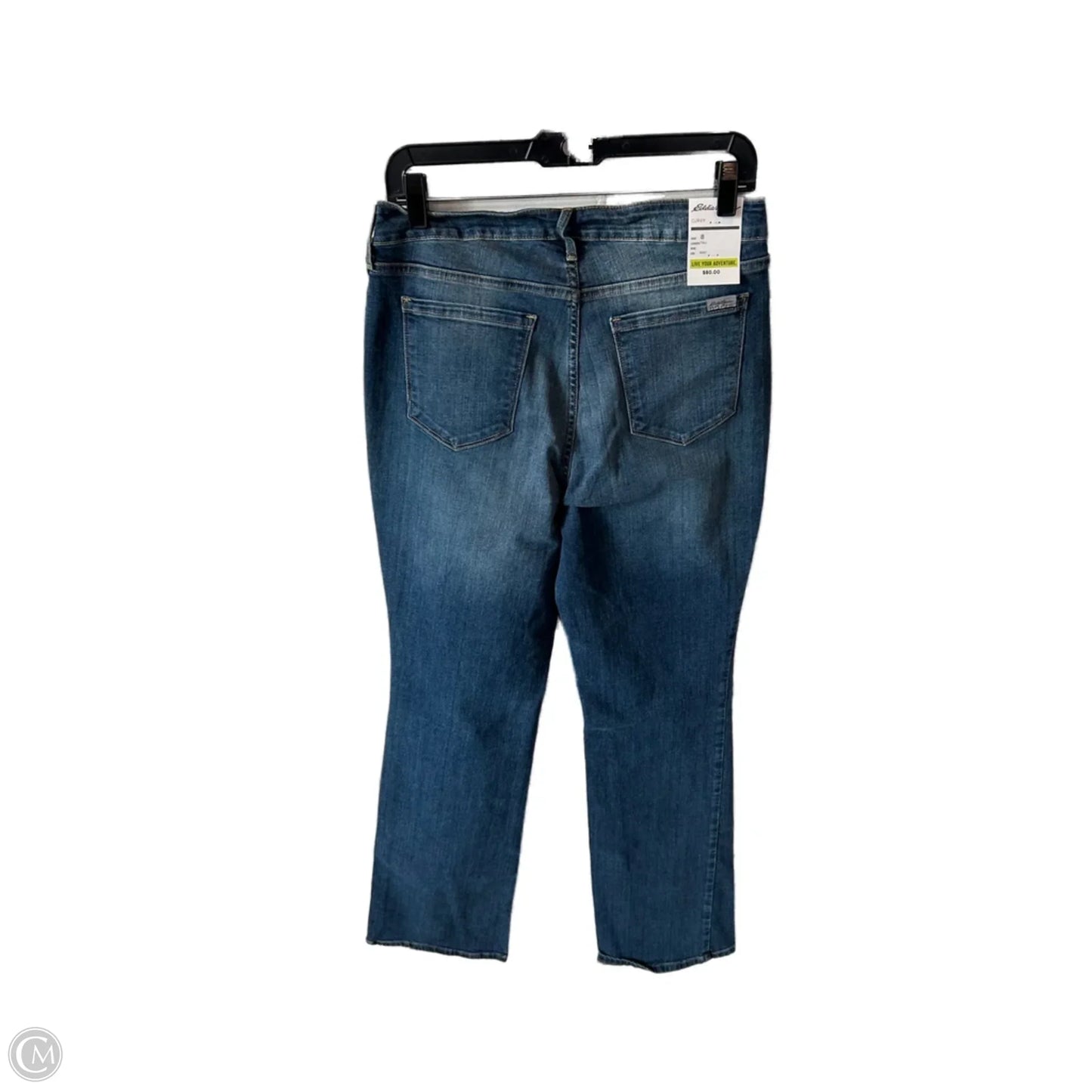 Jeans Boot Cut By Eddie Bauer In Blue Denim, Size: 8