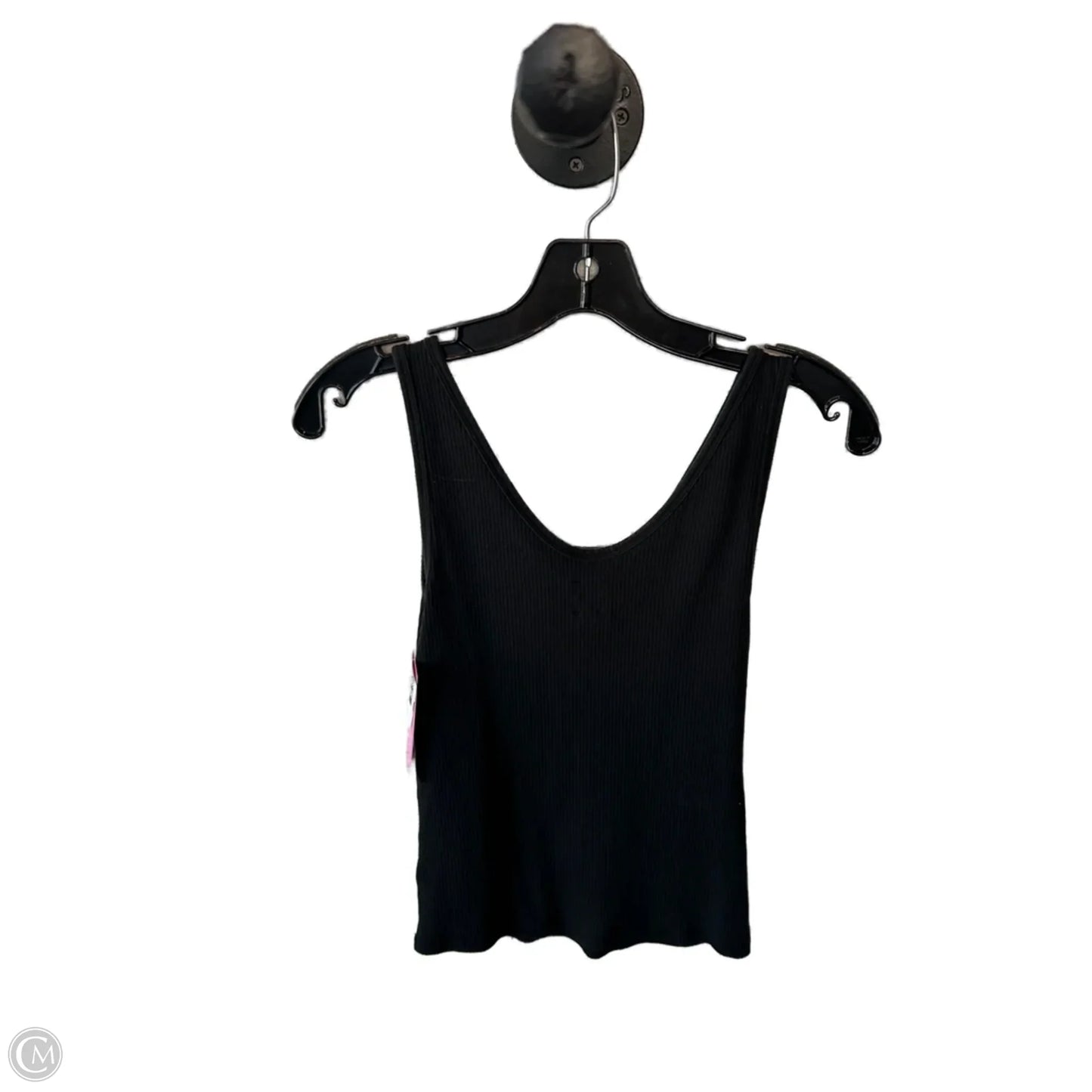 Top Sleeveless Basic By Gap In Black, Size: S