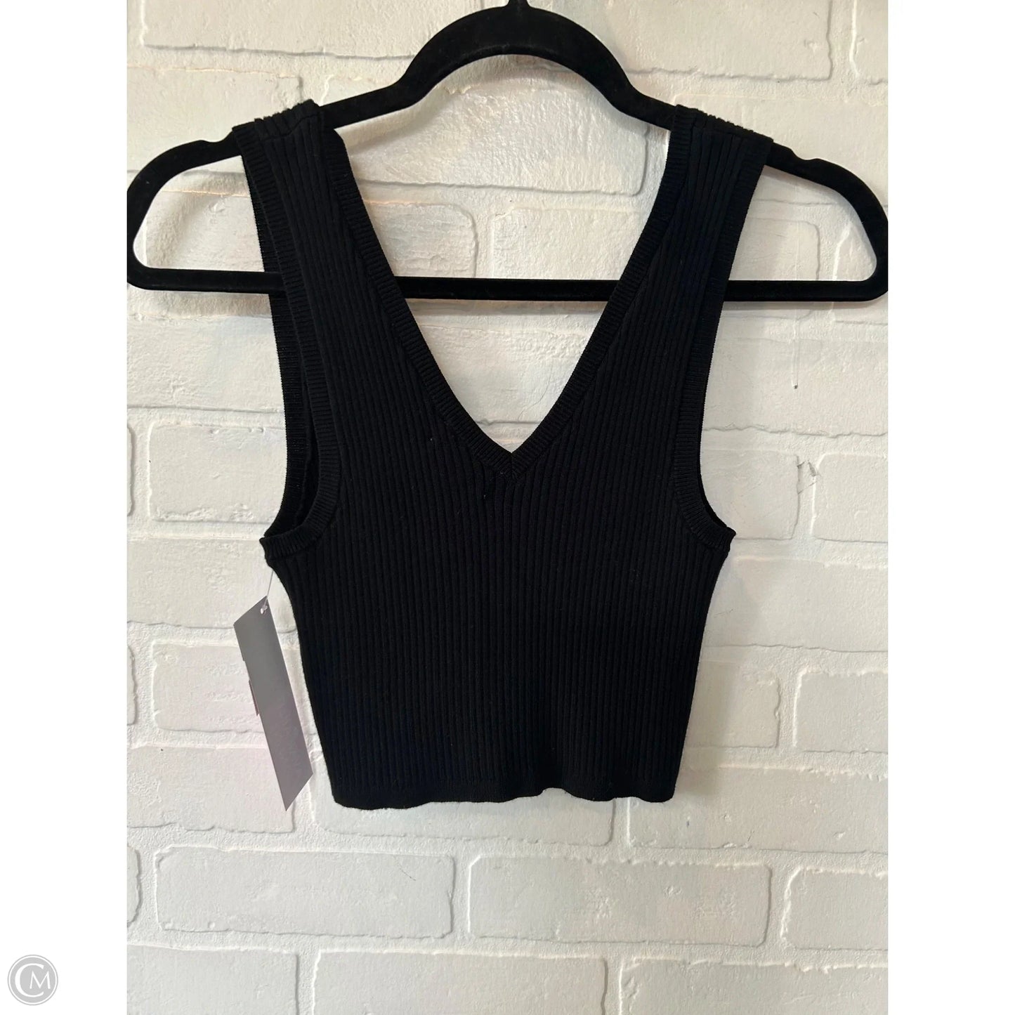 Top Sleeveless Basic By Open Edit In Black, Size: Xs