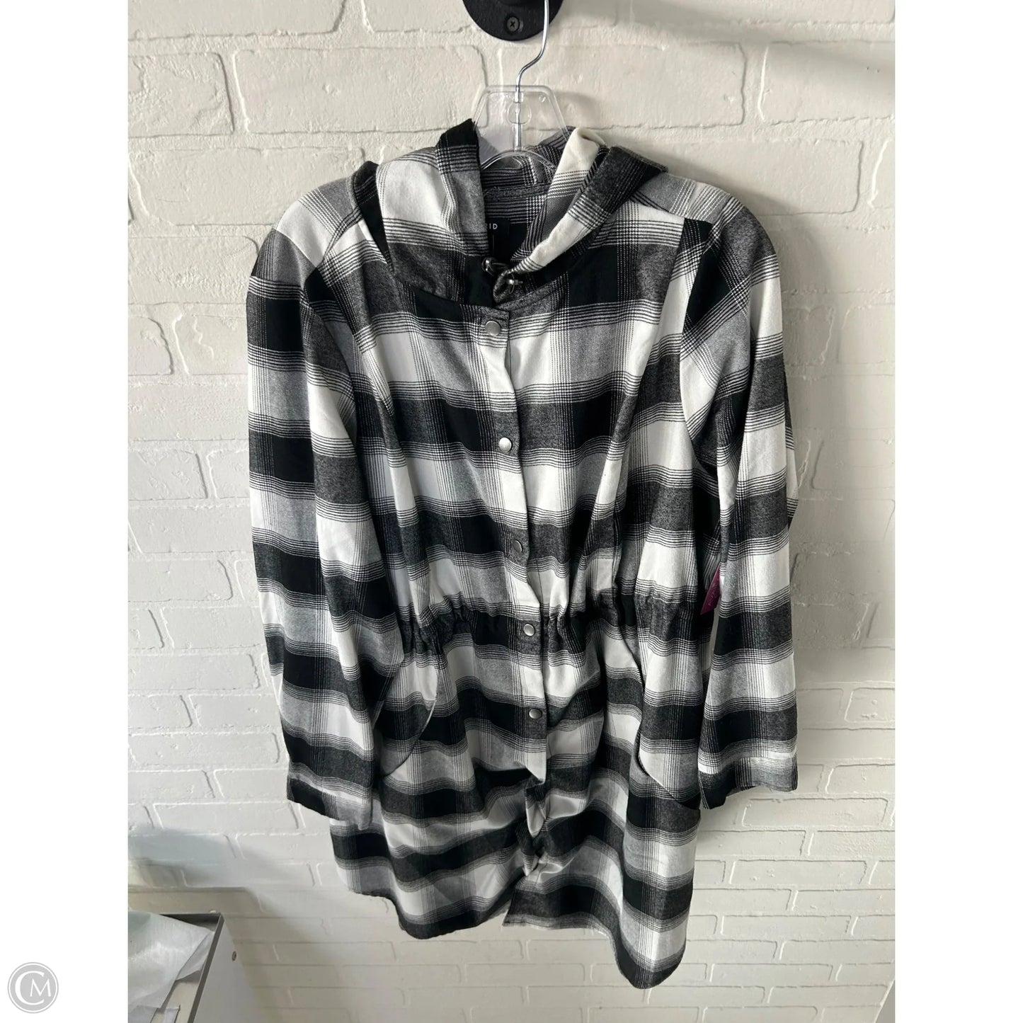 Coat Other By Torrid In Black & White, Size: 2x