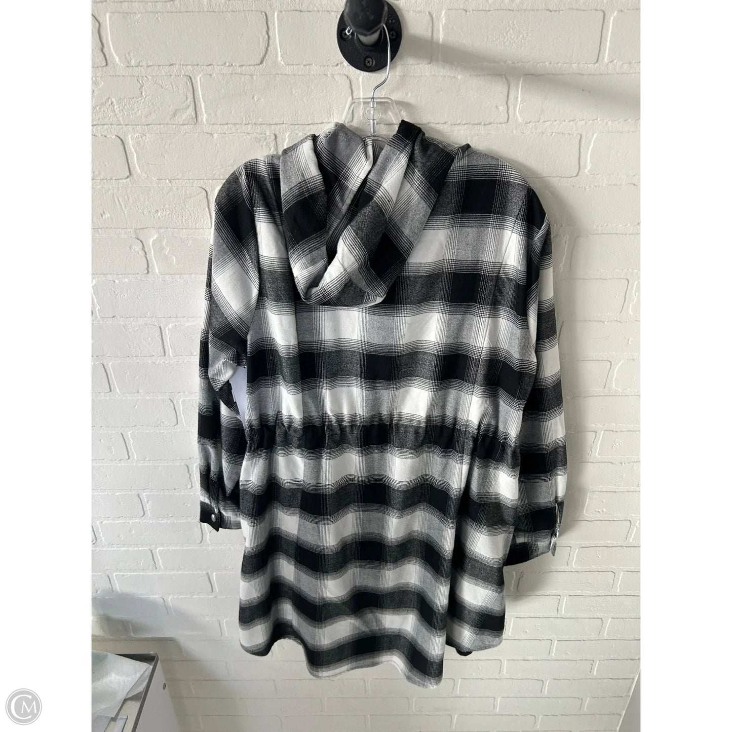 Coat Other By Torrid In Black & White, Size: 2x