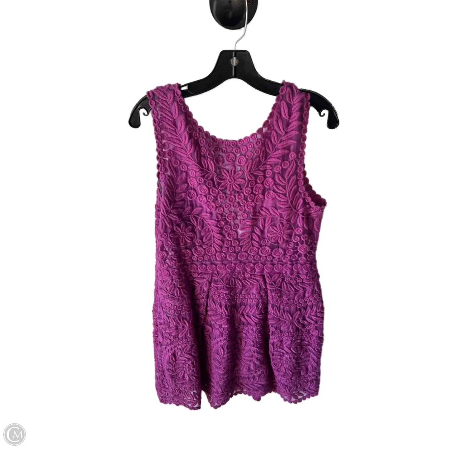 Dress Party Short By Clothes Mentor In Purple, Size: L