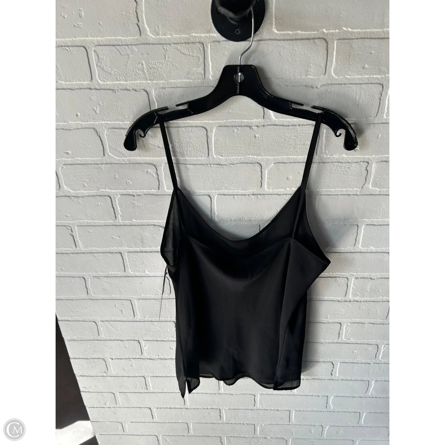 Top Sleeveless Basic By Chaps In Black, Size: Xl