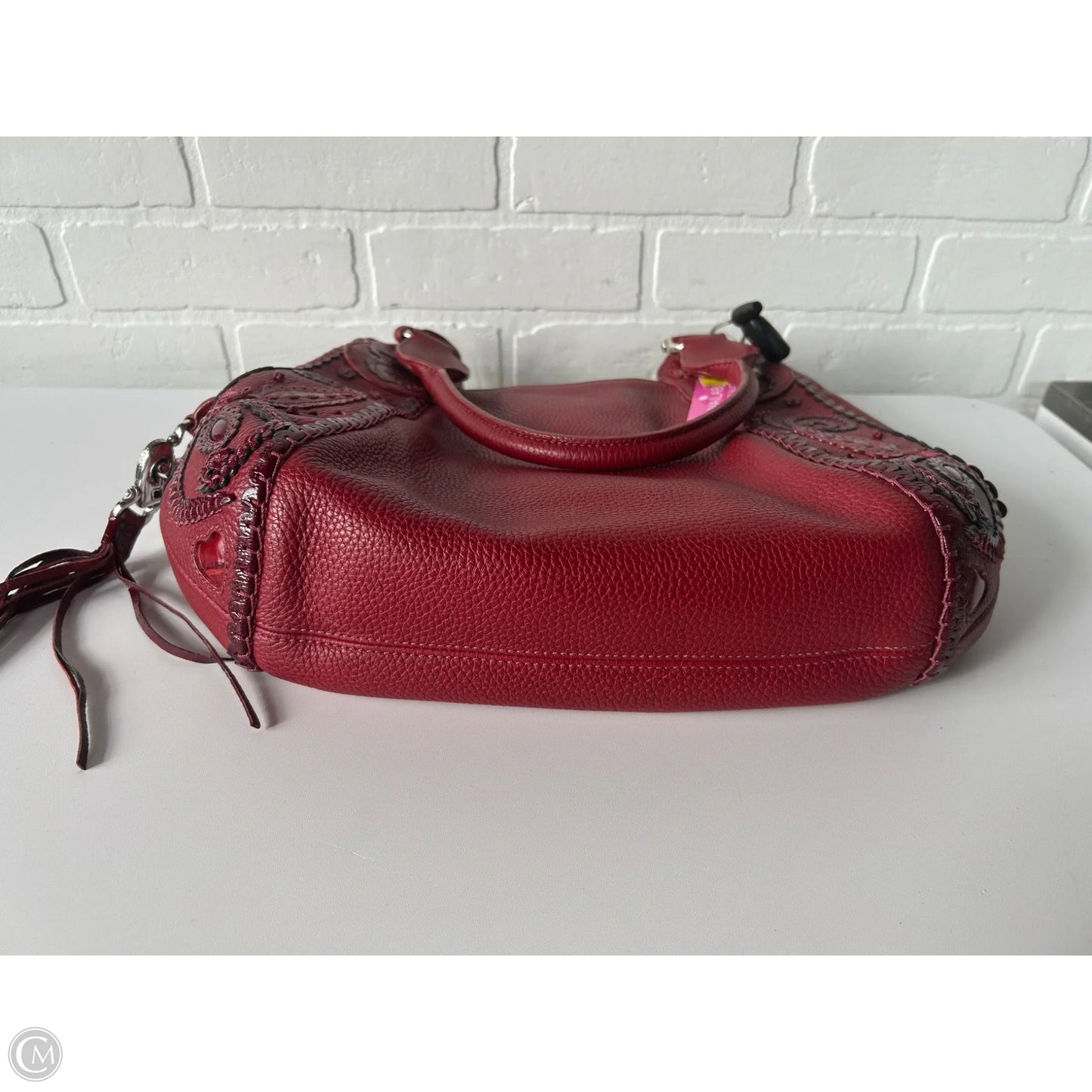 Handbag Leather By Brighton, Size: Medium