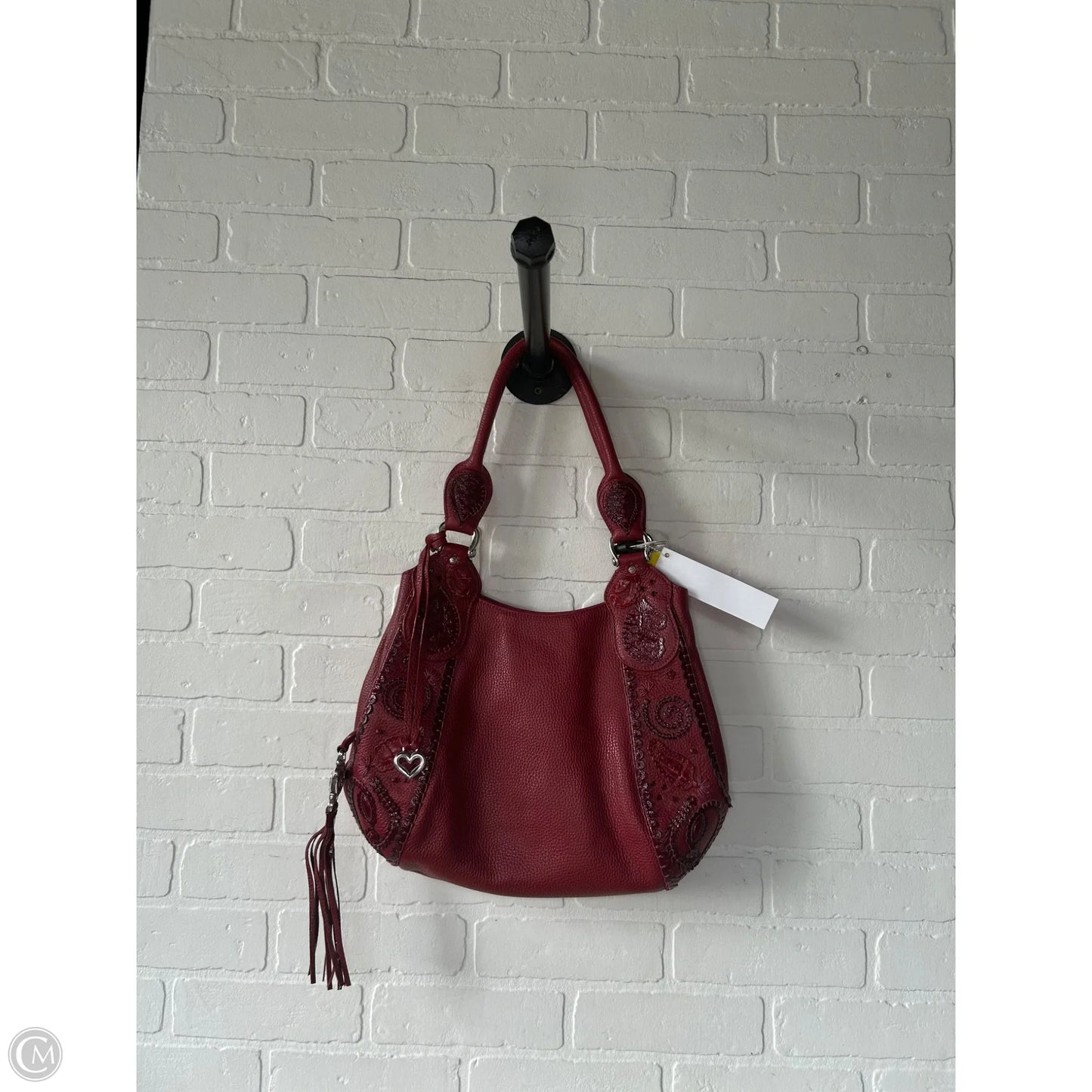 Handbag Leather By Brighton, Size: Medium