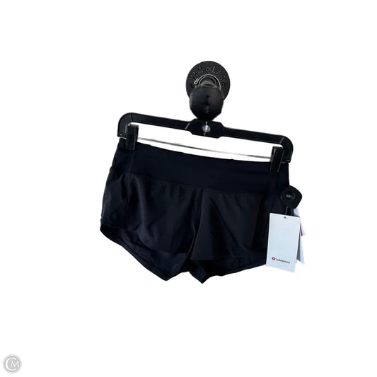 Athletic Shorts By Lululemon In Black, Size: 4