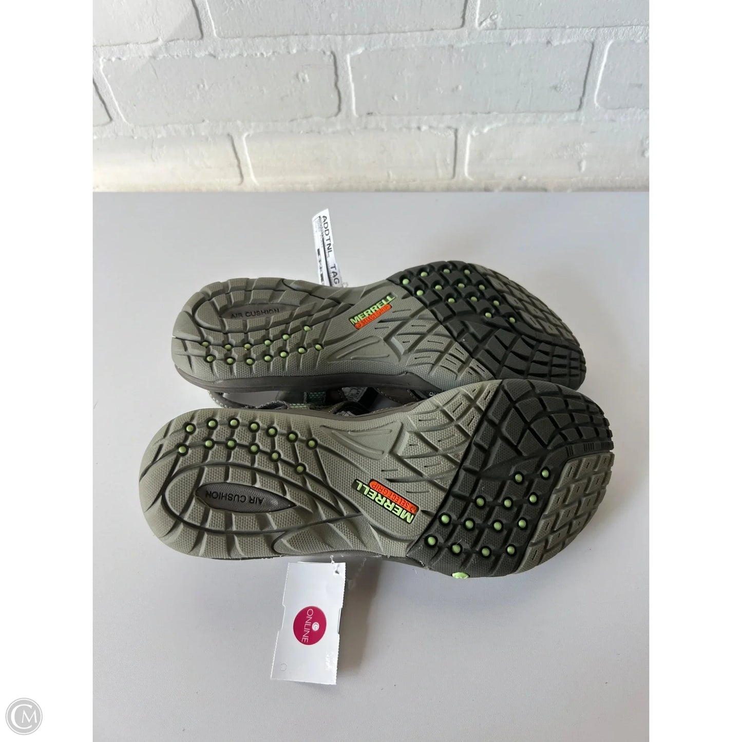 Shoes Flats By Merrell In Green, Size: 7