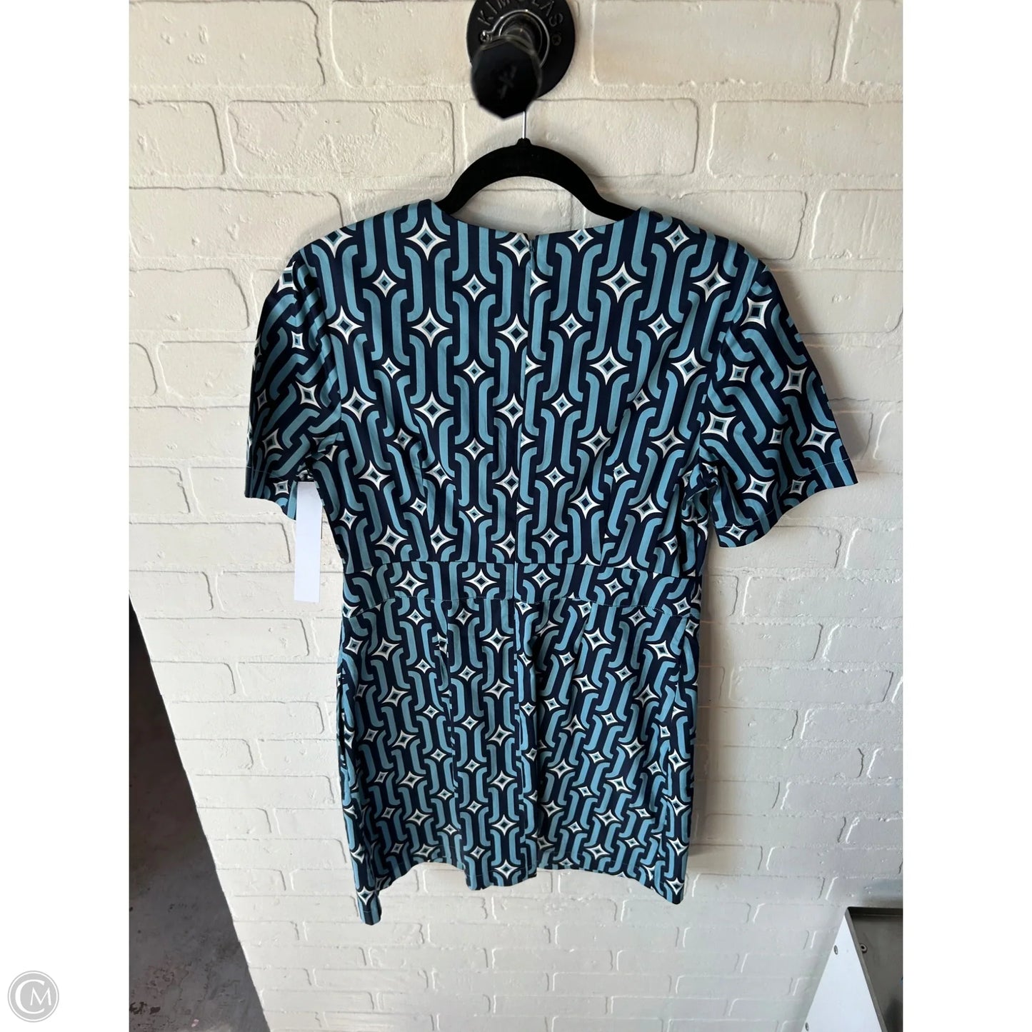 Dress Work By Boden In Blue & White, Size: M