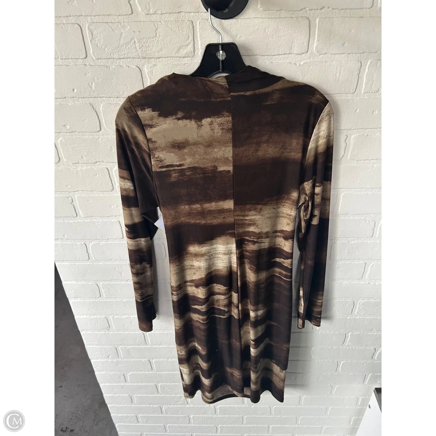 Dress Casual Short By Karen Kane In Brown, Size: L