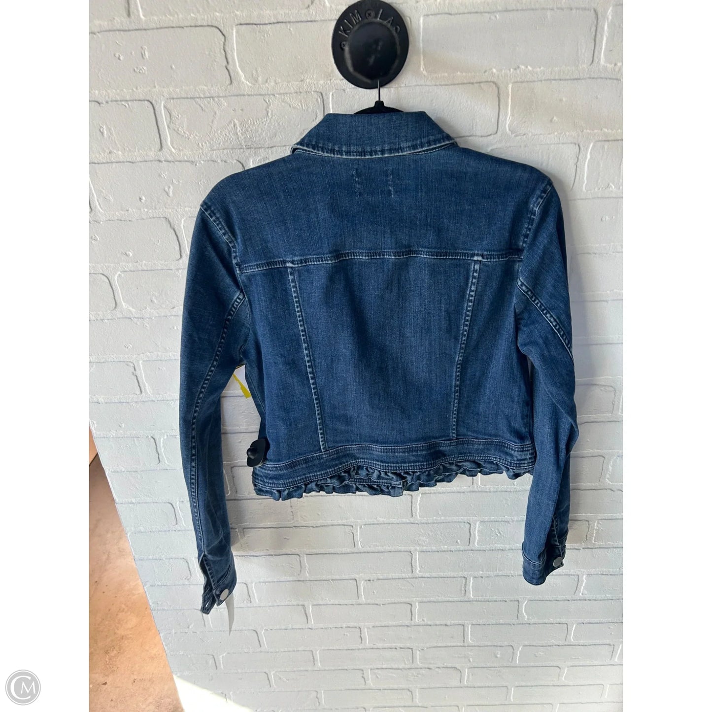 Jacket Denim By Elle In Blue Denim, Size: M