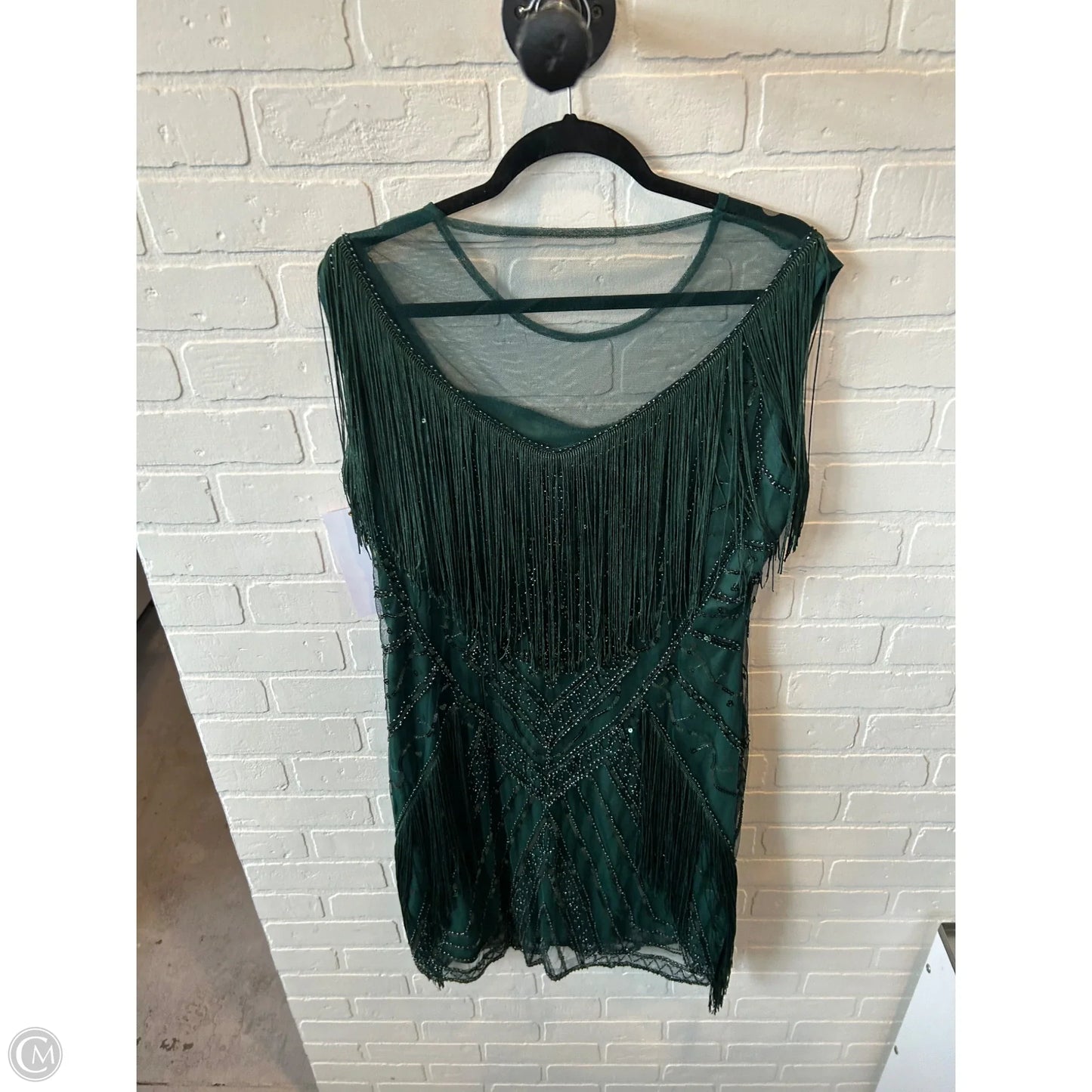 Dress Party Short By Clothes Mentor In Green, Size: Xxl