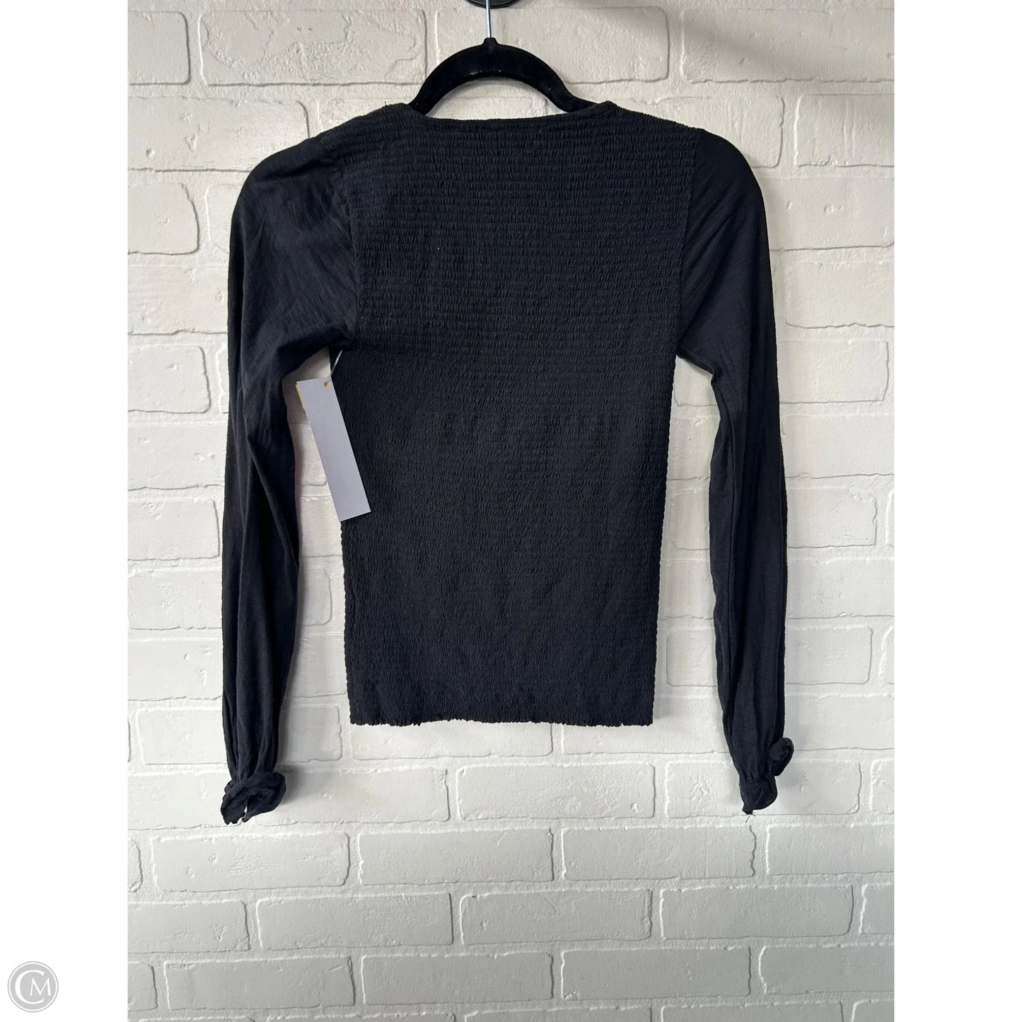 Top Long Sleeve By Nation Ltd In Black, Size: Xs