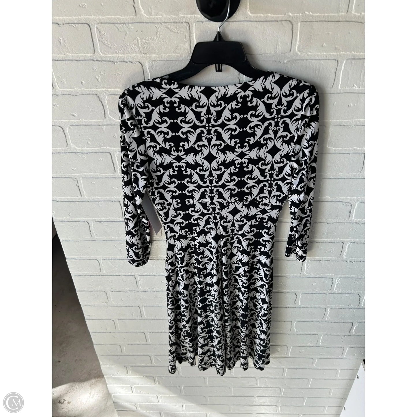 Dress Work By White House Black Market In Black & White, Size: M