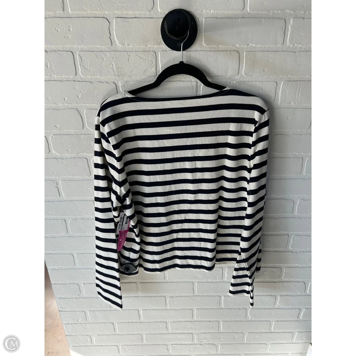 Cardigan By Talbots In Blue & White, Size: L