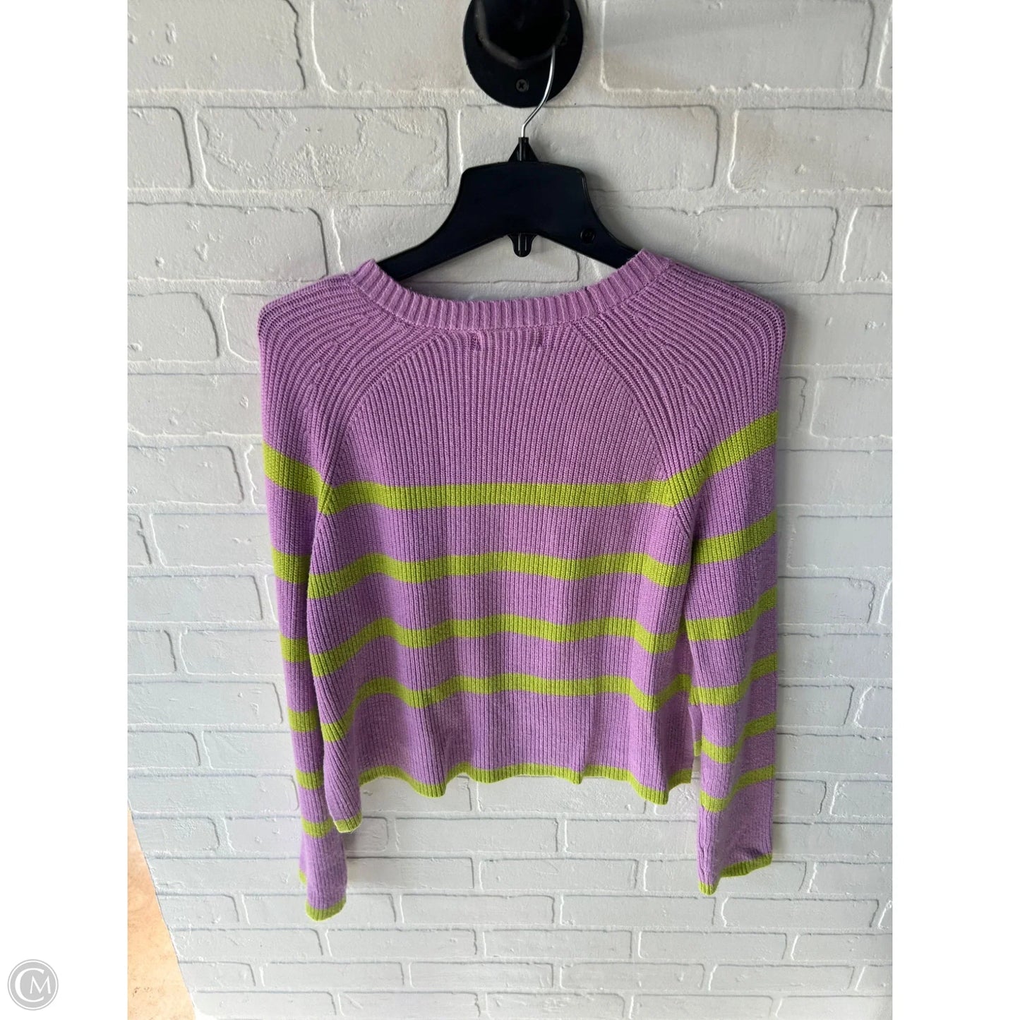 Sweater By Jessica Simpson In Green & Purple, Size: M