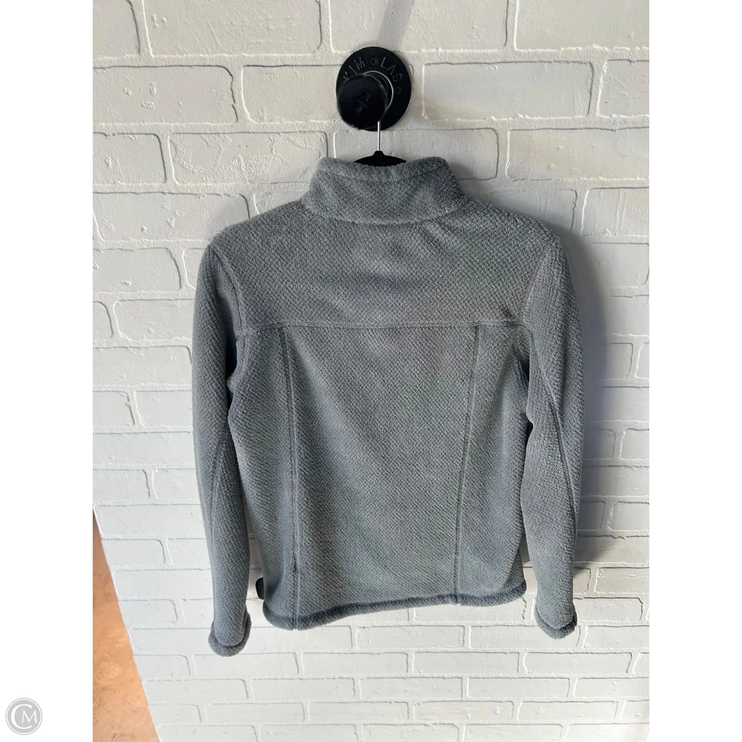 Jacket Fleece By Patagonia In Grey, Size: M
