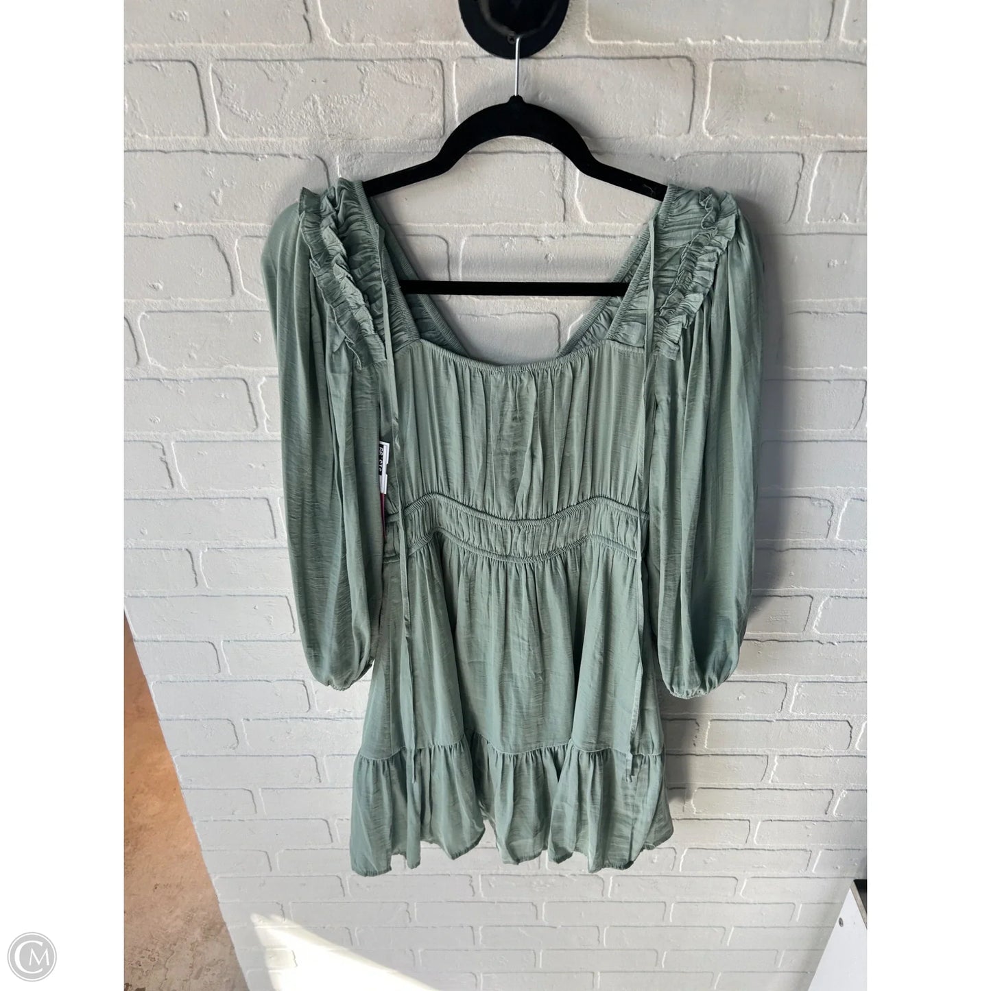 Dress Casual Short By Blu Pepper In Green, Size: S