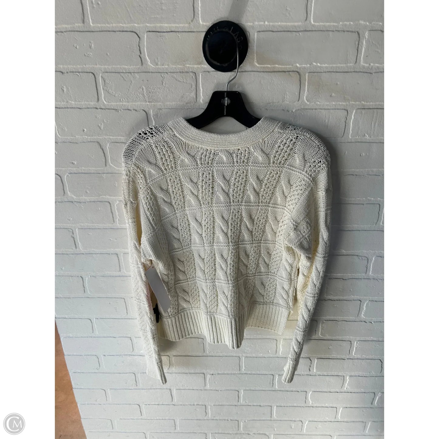 Sweater Cardigan By Madewell In Cream, Size: Xxs