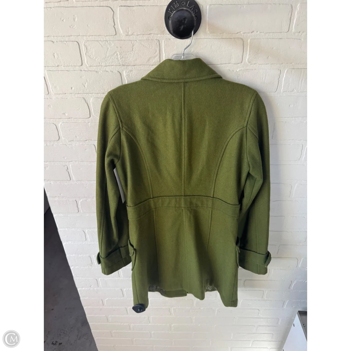 Coat Peacoat By Tulle In Green, Size: S