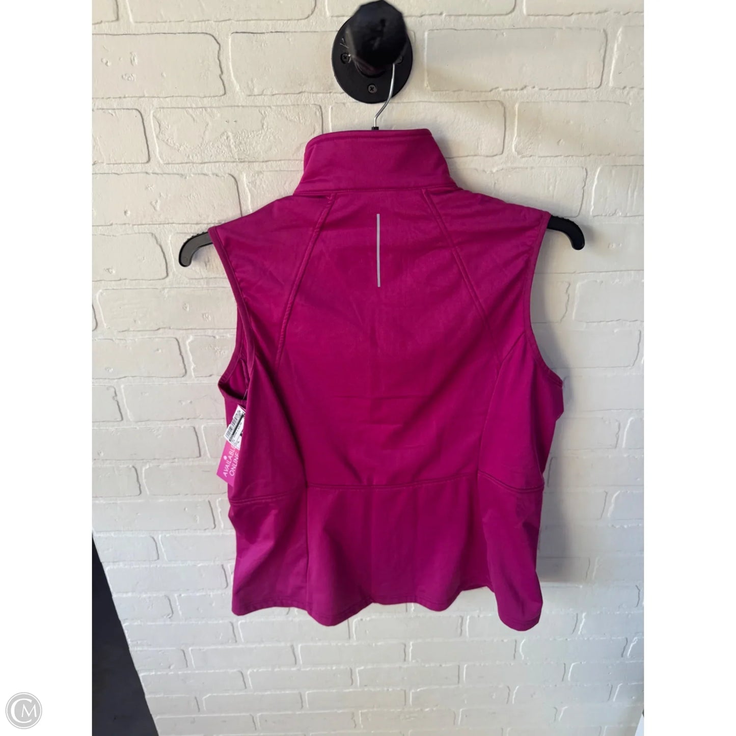 Vest Puffer & Quilted By Asics In Pink, Size: Xl