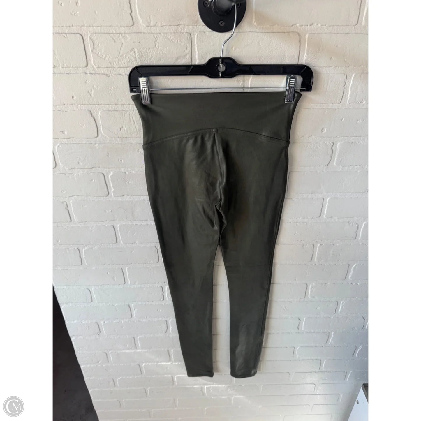 Pants Leggings By Spanx In Green, Size: 4