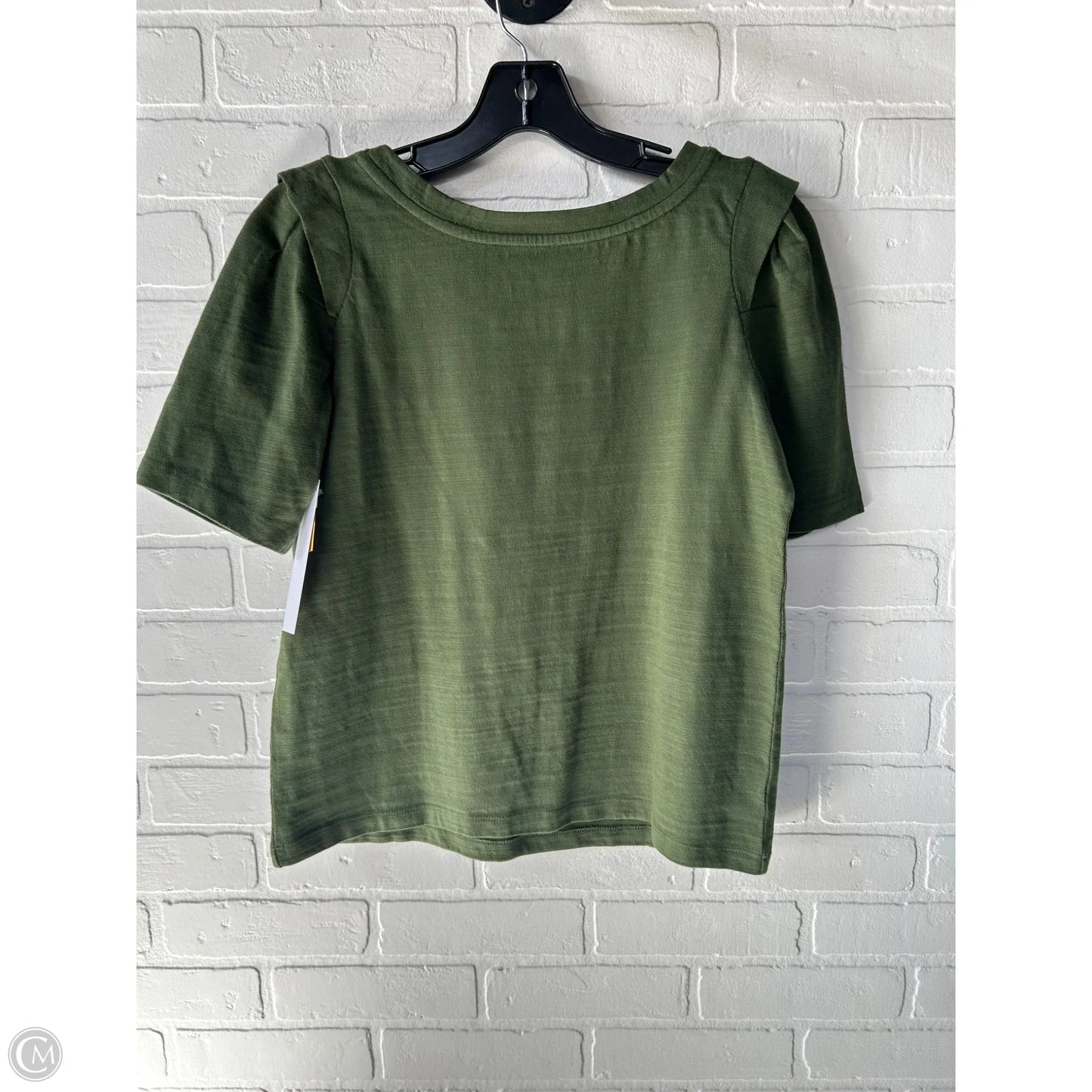Top Short Sleeve By Loft In Green, Size: S