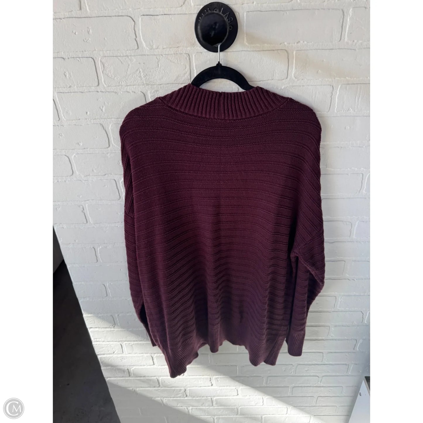 Sweater Cardigan By Dip In Purple, Size: L