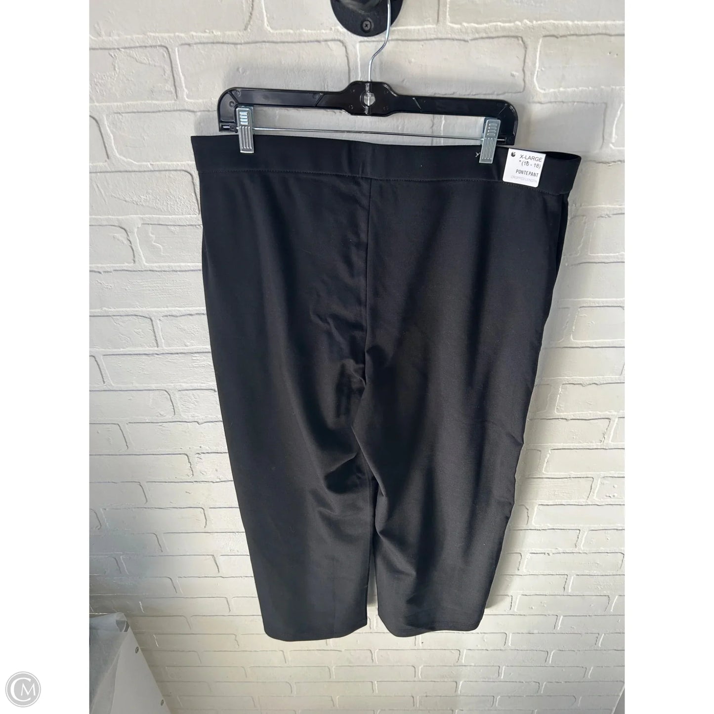 Pants Lounge By Gloria Vanderbilt In Black, Size: 16