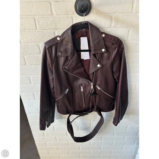 Jacket Designer By All Saints In Purple, Size: 8