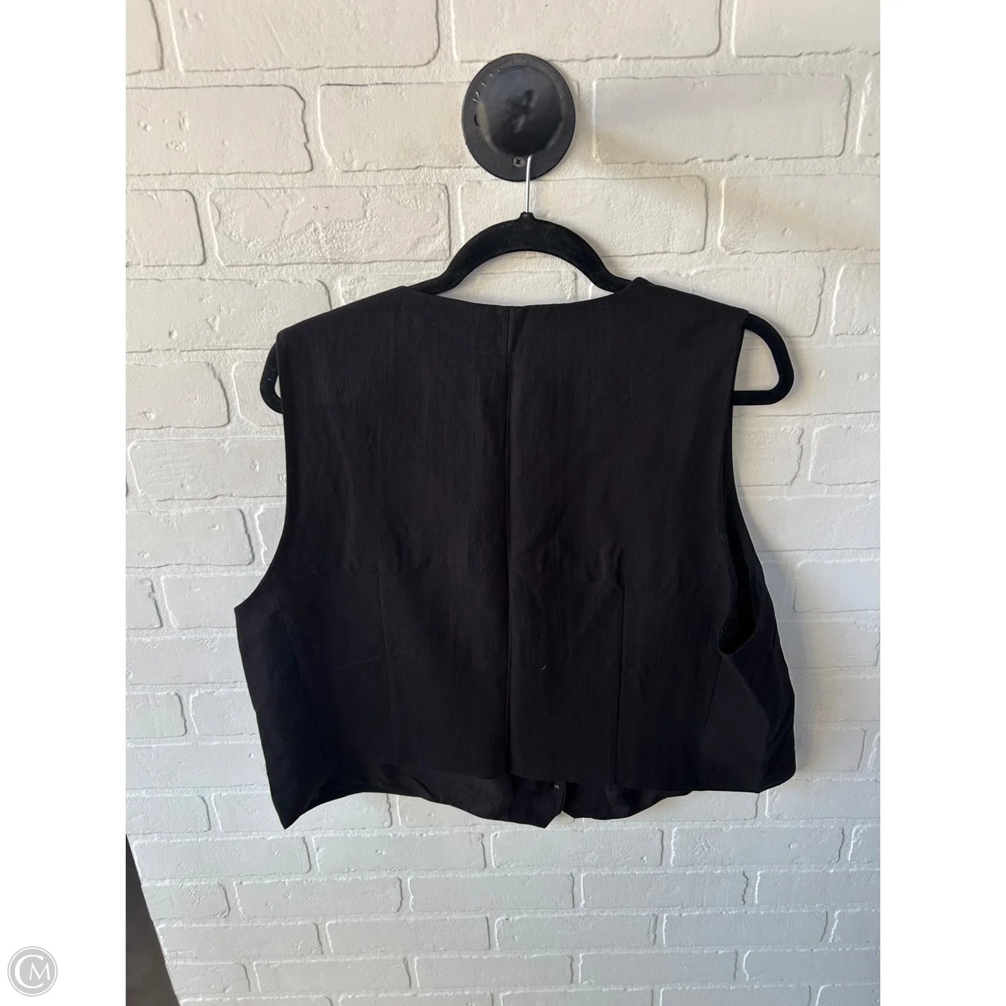 Vest Other By H&m In Black, Size: Xl