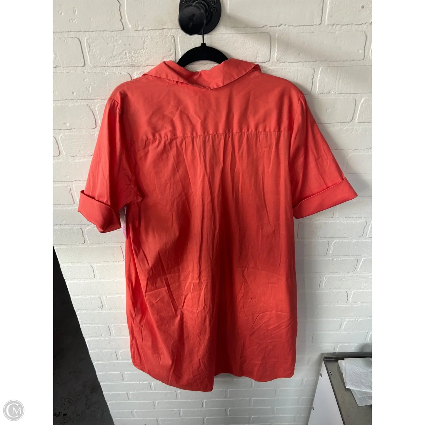 Dress Casual Midi By Chicos In Orange, Size: L