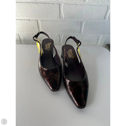 Shoes Heels Block By Franco Sarto In Brown, Size: 5