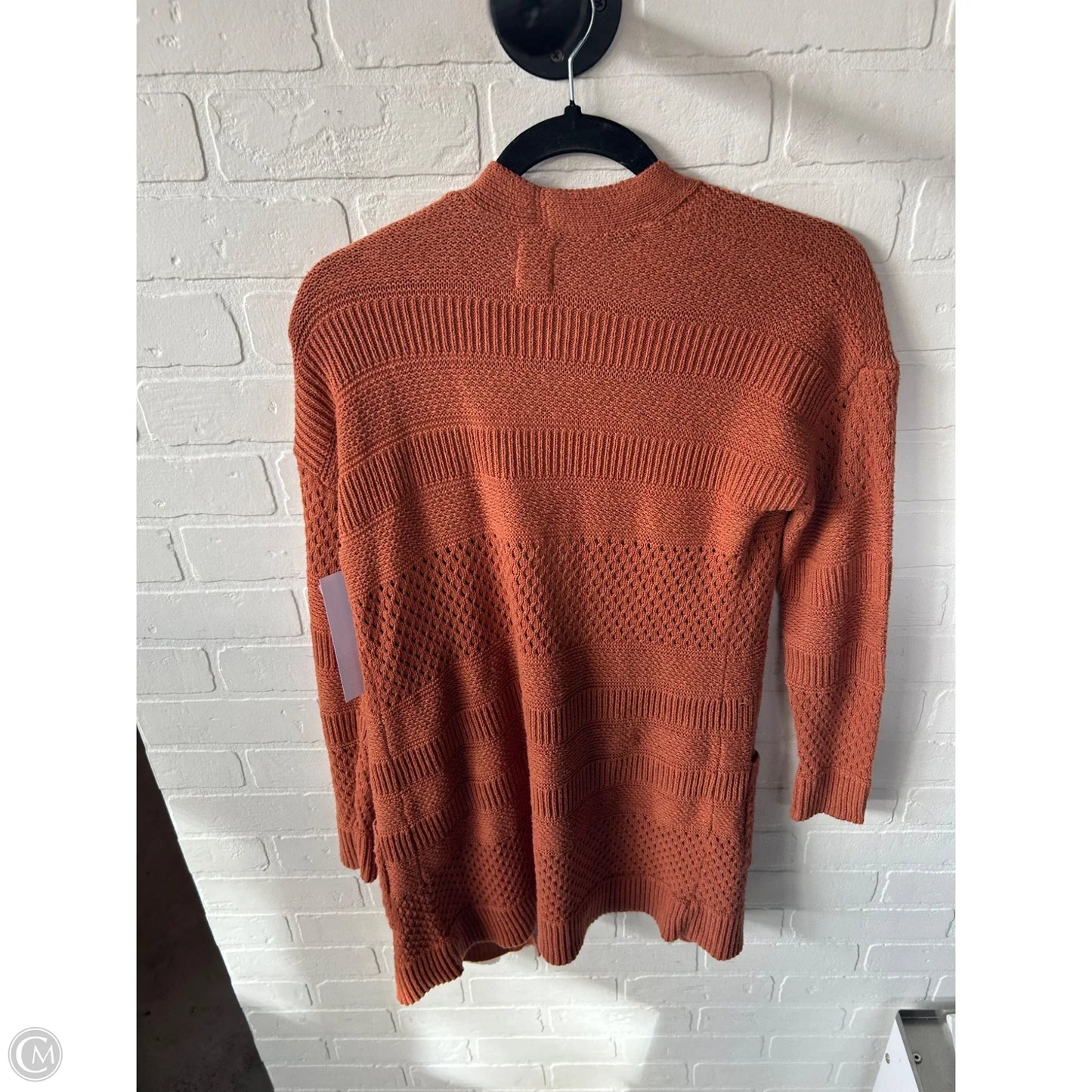 Sweater Cardigan By J By Joie In Orange, Size: S
