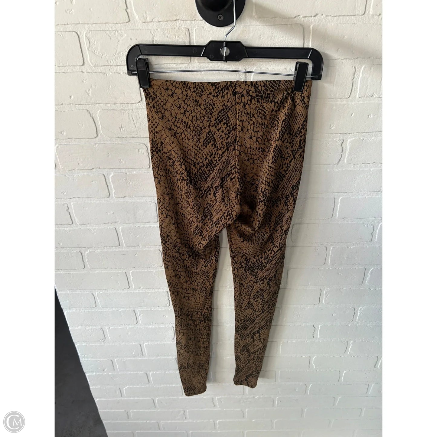 Pants Leggings By Lysse In Black & Brown, Size: 0