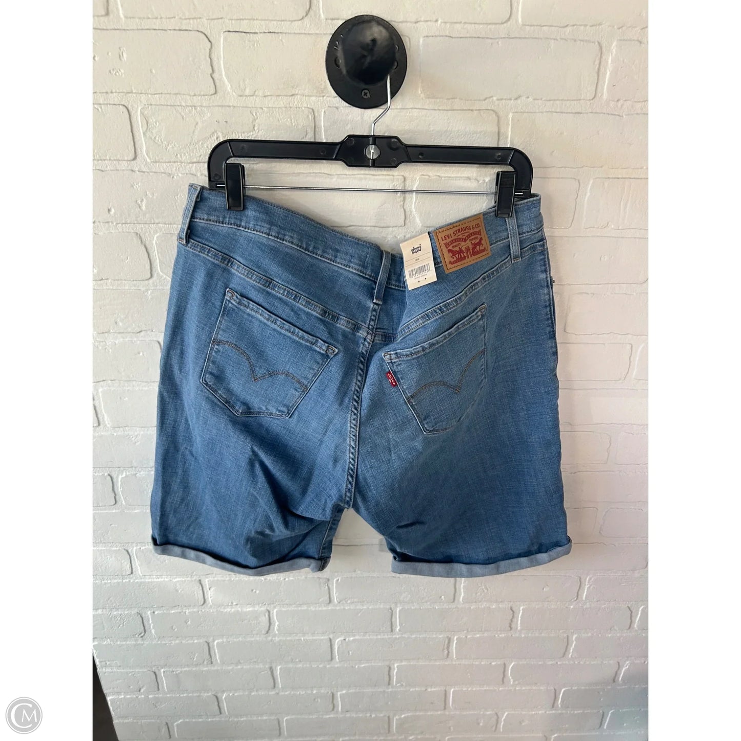 Shorts By Levis In Blue Denim, Size: 18